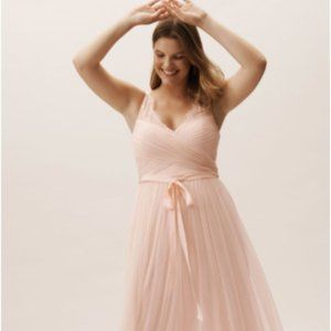 Anthropologie Fleur Dress Blush